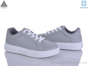 Кросівки жіночі R60-2 шкіра Stilli сірий  оптом от Optomarket