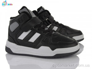 Кеди дитячі R685-3-7 BBT чорний оптом от Optomarket