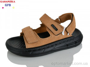 Сандалі дитячі R83-4 GFB-Канарейка коричневий оптом от Optomarket