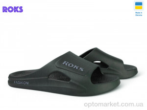 Шльопанці чоловічі Roksol 511-017 зелений Roks зелений оптом от Optomarket