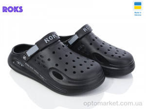 Крокси чоловічі Roksol 516-010 Roks чорний оптом от Optomarket