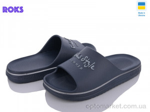 Шльопанці чоловічі Roksol 520-019 Roks синій  оптом от Optomarket