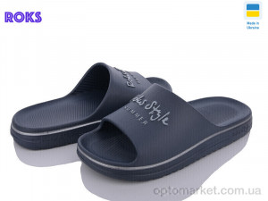 Шльопанці чоловічі Roksol 520-019 Roks синій оптом от Optomarket