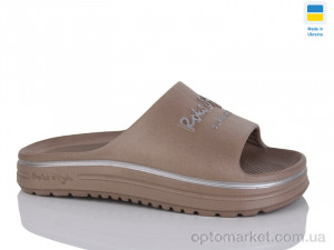 Шльопанці жіночі Роксол Ж540-020 коричневий Roks коричневий  оптом от Optomarket