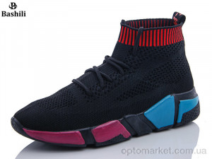 Кросівки жіночі S02 red Башили чорний  оптом от Optomarket