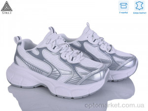 Кросівки жіночі S100-15 шкіра Stilli білий оптом от Optomarket
