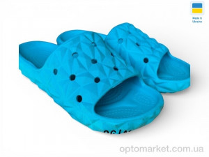 Шльопанці жіночі С105 бірюзовий Krok блакитний оптом от Optomarket