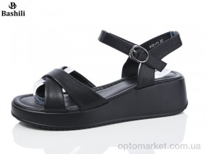 Босоніжки дитячі S12-11 Башили чорний  оптом от Optomarket