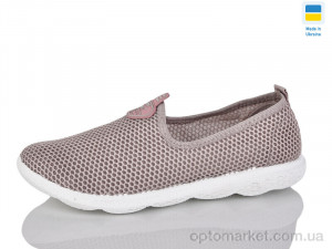 Сліпони жіночі S18 сітка беж Crystal бежевий  оптом от Optomarket