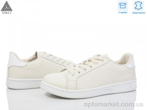 Кросівки жіночі S20-8 шкіра Stilli бежевий  оптом от Optomarket