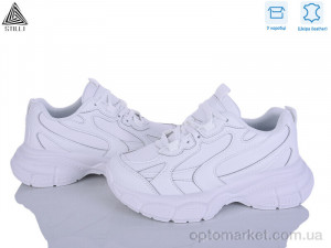Кросівки жіночі S200-6 шкіра Stilli білий оптом от Optomarket