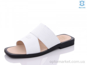 Шльопанці жіночі S31 white Lady Million білий  оптом от Optomarket