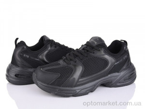 Кросівки чоловічі S3105-1 Sayota чорний оптом от Optomarket