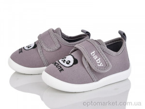 Капці дитячі S32-4 Blue Rama сірий оптом от Optomarket