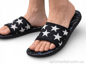 Шльопанці чоловічі S45 black (98741) Oscar чорний оптом от Optomarket