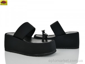 Шльопанці жіночі S5757-10 Mei De Li чорний  оптом от Optomarket
