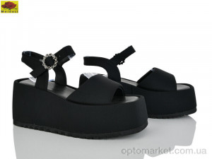 Босоніжки жіночі S5757-13 Mei De Li чорний  оптом от Optomarket