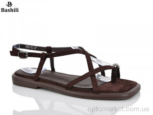 Босоніжки жіночі S58-12 Башили коричневий оптом от Optomarket