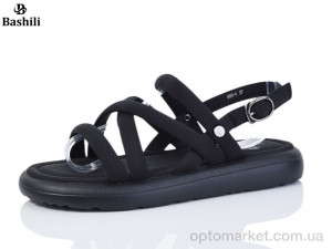Босоніжки жіночі S60-4 Башили чорний  оптом от Optomarket