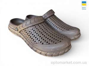 Крокси жіночі С62 шоколадний Krok коричневий оптом от Optomarket