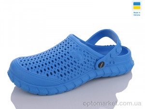 Крокси жіночі С62М блакитний Krok синій  оптом от Optomarket