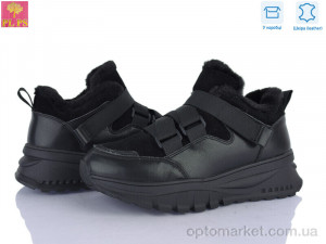 Кросівки жіночі S656-1 PLPS чорний  оптом от Optomarket