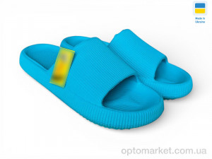 Шльопанці жіночі С88 бірюзовий Krok блакитний оптом от Optomarket