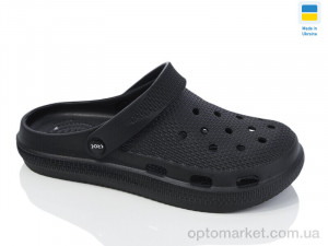 Крокси жіночі С98 чорний Krok чорний  оптом от Optomarket