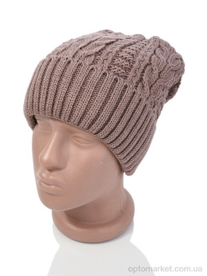 Шапка жіночі SA1323-9 brown Red Hat коричневий  оптом от Optomarket