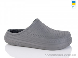 Галоші чоловічі Сабо 115 т.сірий Krok сірий  оптом от Optomarket