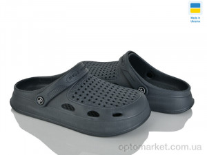 Крокси жіночі Сабо08 графіт Dream Stan сірий  оптом от Optomarket