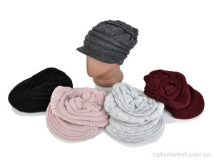 Шапка жіночі Шапка жіноча з козирком mix STARK мікс  оптом от Optomarket