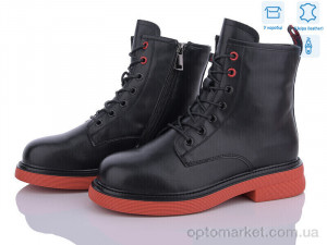 Черевики жіночі Шкіра 0531-11 Yalasou чорний  оптом от Optomarket