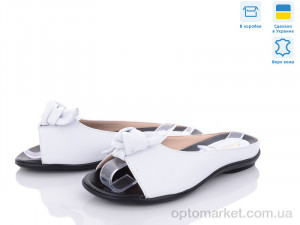Шльопанці жіночі Сіма білий Golden Natali білий  оптом от Optomarket