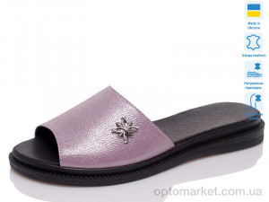 Шльопанці жіночі SiSSi S-110 пудра сатин Sissi фіолетовий  оптом от Optomarket