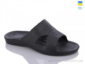 Шльопанці чоловічі Сітроен чорний Progress чорний  оптом от Optomarket