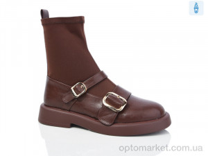 Черевики жіночі SN383-3 Lino Marano коричневий  оптом от Optomarket