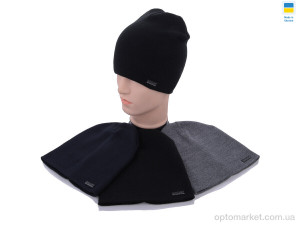 Шапка жіночі SP001 подвійна mix Angelica мікс  оптом от Optomarket