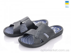 Шльопанці дитячі Спорт т.синій Verta сірий  оптом от Optomarket