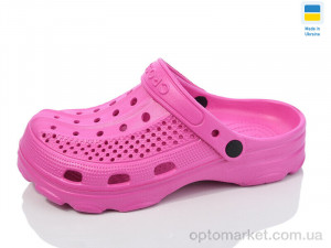 Крокси жіночі SV021 малина Cross рожевий  оптом от Optomarket