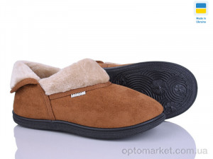Капці жіночі T04 карамель Dago коричневий  оптом от Optomarket