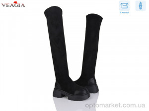 Ботфорти жіночі T05-1 Veagia чорний  оптом от Optomarket