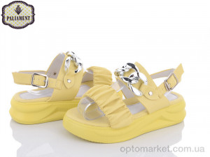 Босоніжки дитячі T05-3 Paliament жовтий  оптом от Optomarket