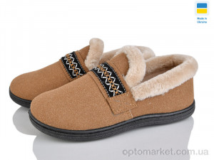 Капці жіночі Т06 коричневий Dago коричневий  оптом от Optomarket