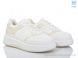 Кросівки жіночі T12-2 YZY білий оптом от Optomarket