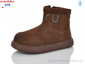 Черевики дитячі T151-3 GFB-Канарейка коричневий  оптом от Optomarket
