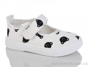 Капці дитячі T177-4 GFB білий  оптом от Optomarket