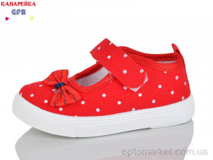 Капці дитячі T188-4 GFB червоний  оптом от Optomarket