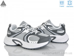 Кросівки жіночі T30-3 шкіра Stilli сірий оптом от Optomarket