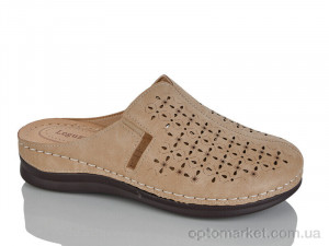 Шльопанці жіночі T307-7 батал Leguzaza коричневий  оптом от Optomarket